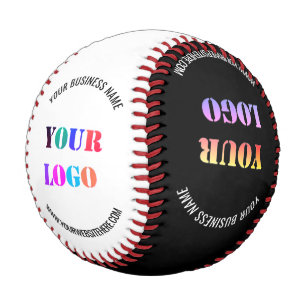 Your Logo Name Website Promotional Personalized Baseball