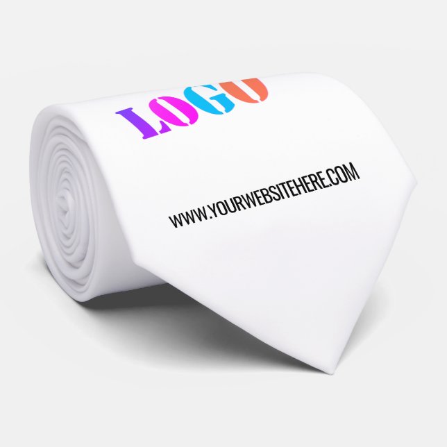 Your Logo Name Website Promotional Personalized Tie (Rolled)