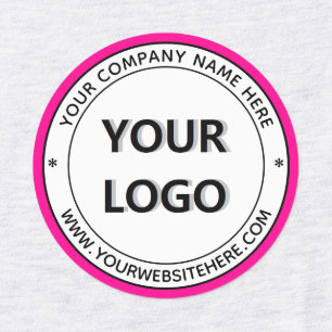 Your Logo Name Website Promotional Stamp Labels