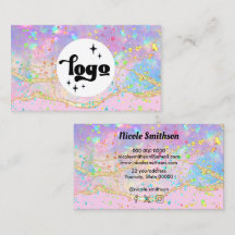 your logo on colourful gemstone