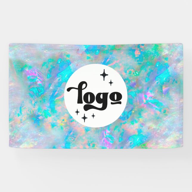  your logo on opal stone texture  banner (Horizontal)