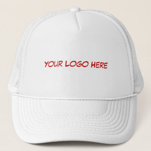 Your Logo on White Cap