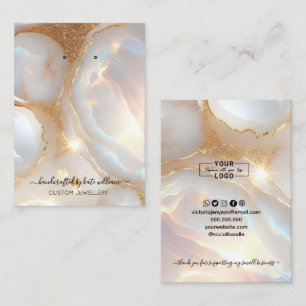 YOUR LOGO opal stone Display Card