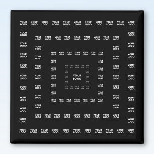 Your Logo or Any Design/Image Square Pattern Magnet