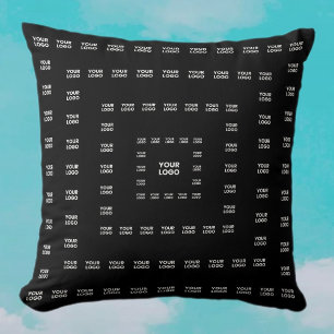 Your Logo or Any Design/Image   Square Pattern  Throw Pillow