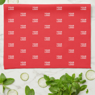 Your Logo or any Image/Design Automatically Tiled Kitchen Towel