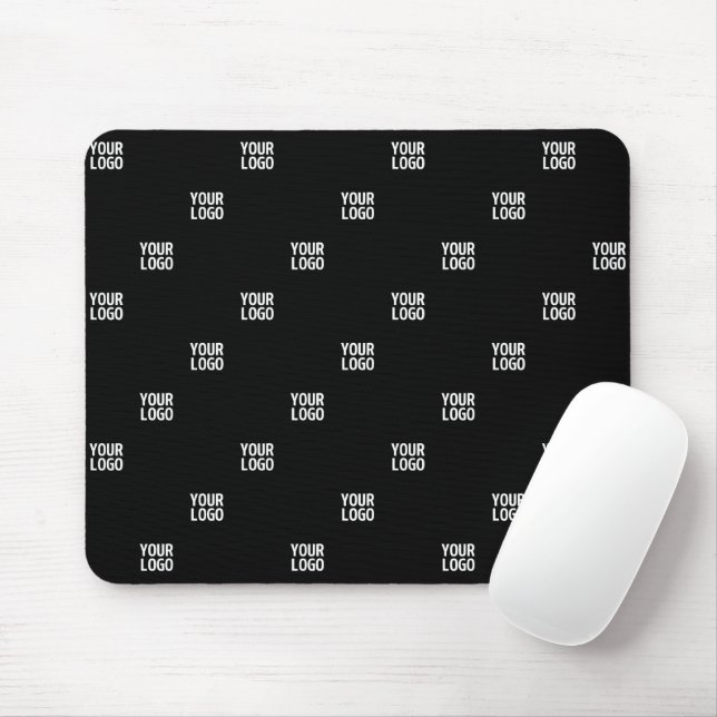 Your Logo or Any Image | Diagonal Stripes  Mouse Pad (With Mouse)