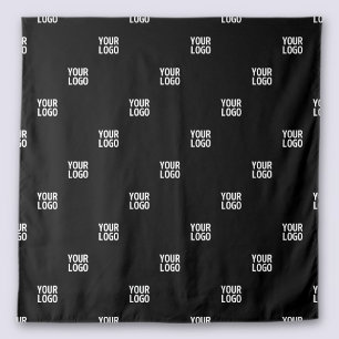 Your Logo or Any Image   Diagonal Stripes  Tapestry