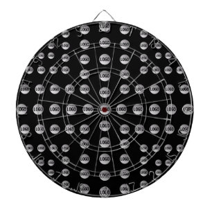 Your Logo or Any Image   Unique Modern Pattern  Dartboard