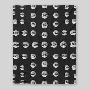 Your Logo or Any Image   Unique Modern Pattern  Fleece Blanket