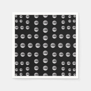 Your Logo or Any Image Unique Modern Pattern Napkin