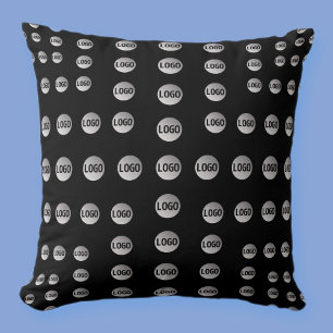 Your Logo or Any Image   Unique Modern Pattern  Throw Pillow