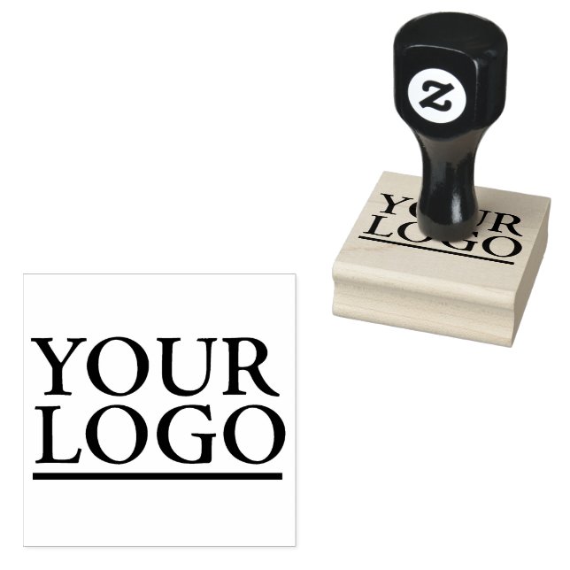 Your Logo or Art, DIY Rubber Stamp (Stamped)