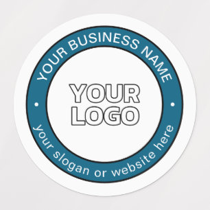 Your Logo or Design & Circular Text   Waterproof 