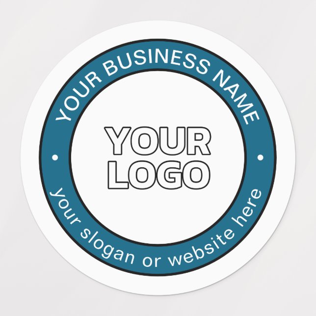 Your Logo or Design & Customizable Circular Text (Design 1)