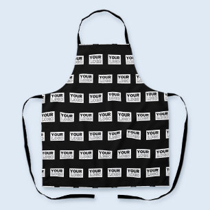 Your Logo or Design   Editable Colour Background  Apron