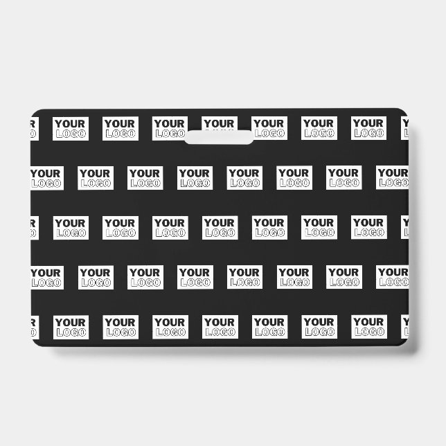 Your Logo or Design | Editable Colour Background  Badge (Front)