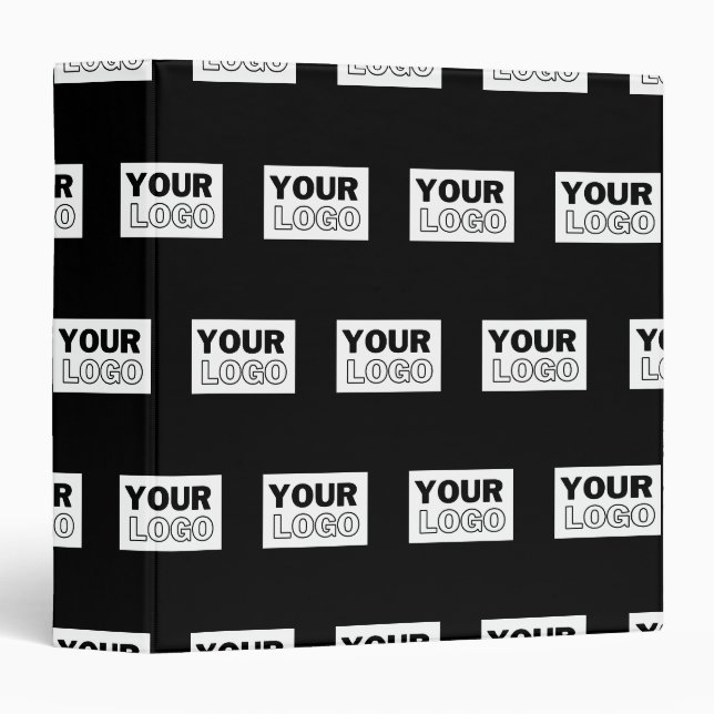 Your Logo or Design | Editable Colour Background  Binder (Front/Spine)