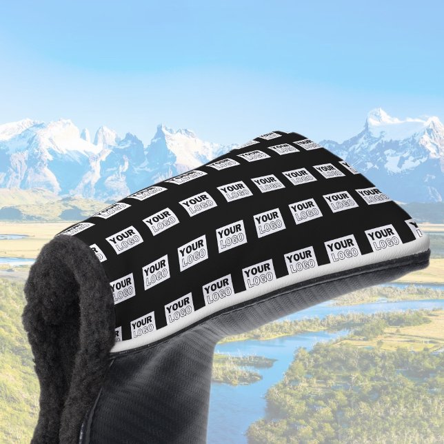 Your Logo or Design | Editable Colour Background  Golf Head Cover (Creator Uploaded)