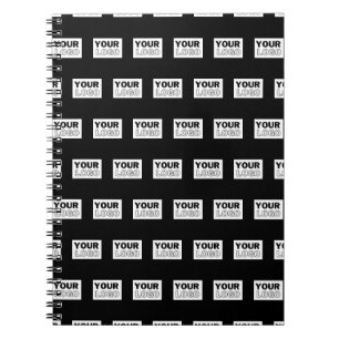 Your Logo or Design   Editable Colour Background  Notebook