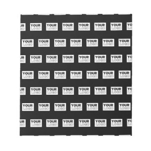 Your Logo or Design Editable Colour Background Notepad