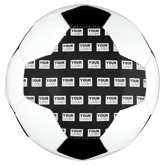 Your Logo or Design | Editable Colour Background  Soccer Ball (Front)