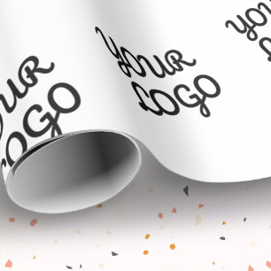 Your Logo or Design Tiled Wrapping Paper