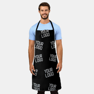 Your Logo or Image   Randomized Looking Template Apron