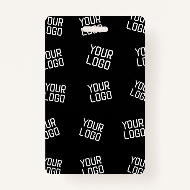 Your Logo or Image | Randomized Looking Template Badge (Front)