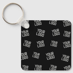 Your Logo or Image   Randomized Looking Template Keychain