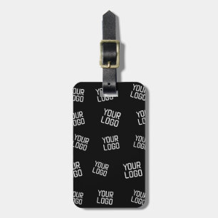 Your Logo or Image   Randomized Looking Template Luggage Tag