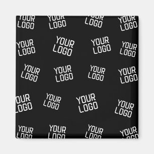 Your Logo or Image   Randomized Looking Template Magnet