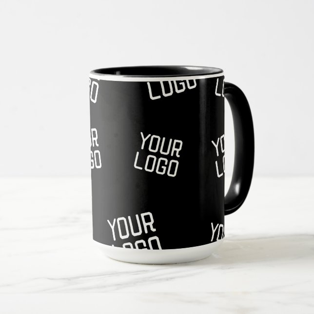 Your Logo or Image | Randomized Looking Template Mug (Front Right)