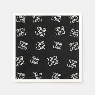 Your Logo or Image   Randomized Looking Template Napkin