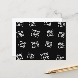 Your Logo or Image   Randomized Looking Template Postcard