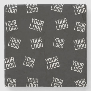 Your Logo or Image   Randomized Looking Template Stone Coaster
