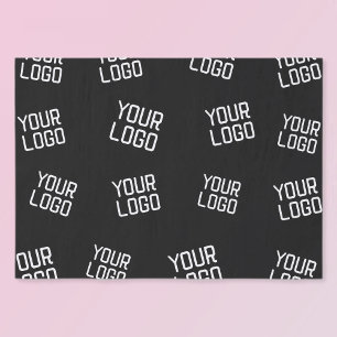 Your Logo or Image   Randomized Looking Template Tissue Paper