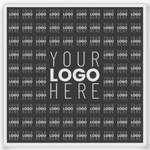 Your Logo or Image Tiled Pattern Large Centre Logo