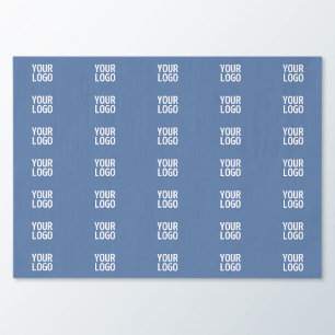 Your Logo or Image    Vertical Stripes Pattern  Tissue Paper