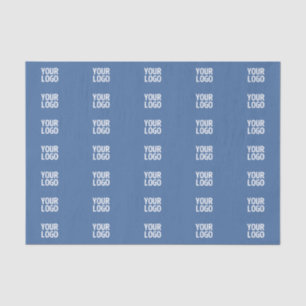 Your Logo or Image    Vertical Stripes Pattern  Tissue Paper
