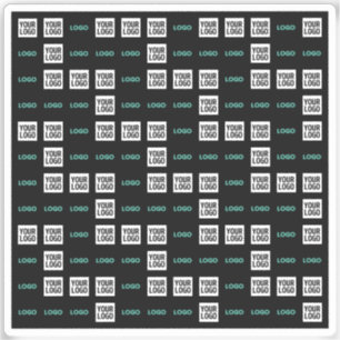 Your Logo or Image   Zig Zag Pattern w/Two Images