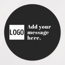 Your Logo or Uploaded Image & Editable Retro Text