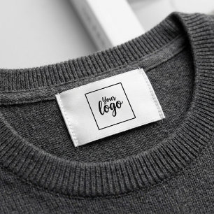 Your Logo Personalized Clothing Label Cut and Sew Satin Ribbon