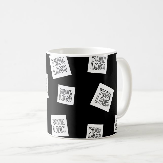 Your Logo, Photo or other Image | Random Placement Coffee Mug (Front Right)