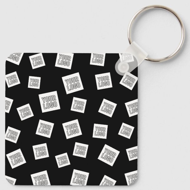 Your Logo, Photo or other Image | Random Placement Keychain (Back)