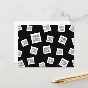 Your Logo, Photo or other Image   Random Placement Postcard