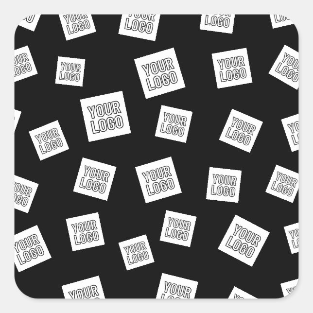 Your Logo, Photo or other Image | Random Placement Square Sticker (Front)