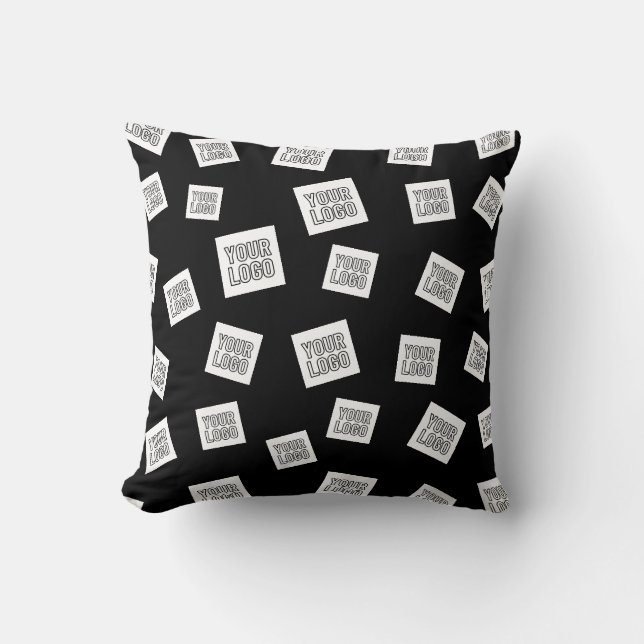 Your Logo, Photo or other Image | Random Placement Throw Pillow (Front)