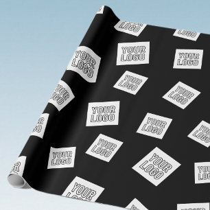 Your Logo, Photo or other Image Random Placement Wrapping Paper