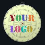 Your Logo Photo Promotional Dart Board<br><div class="desc">Your Colours - Custom Logo Your Business Promotional Personalized Gift - Make Unique Your Own Design - Add Your Logo / Image / Text / more - Resize and move or remove and add elements / image with customization tool. Choose / add your favourite background / text colours ! Good...</div>
